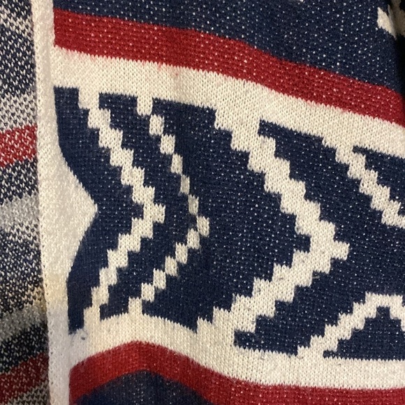 Do Everything in Love Anthropologie Fringe Kimono Sweater Poncho Ruana A… - Picture 4 of 7